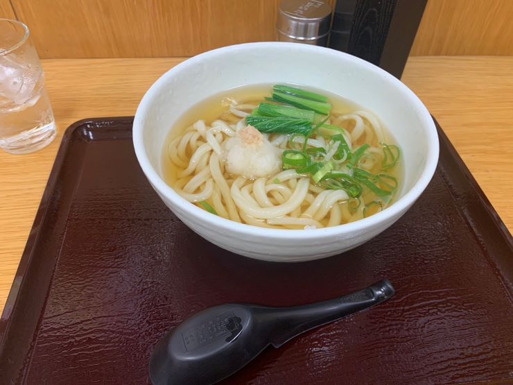 ランチのうどん
