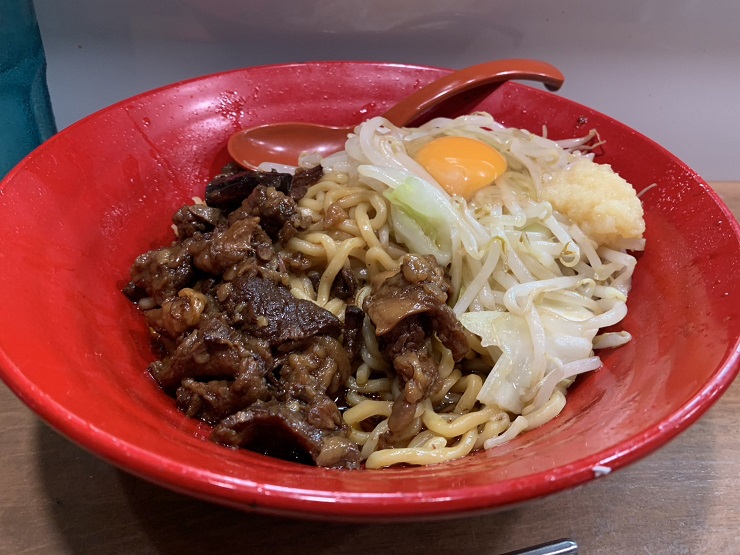 中吉の牛すじぶっかけ